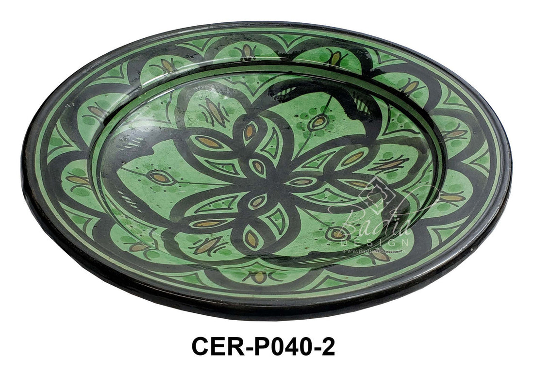 Medium Hand Painted Ceramic Plate