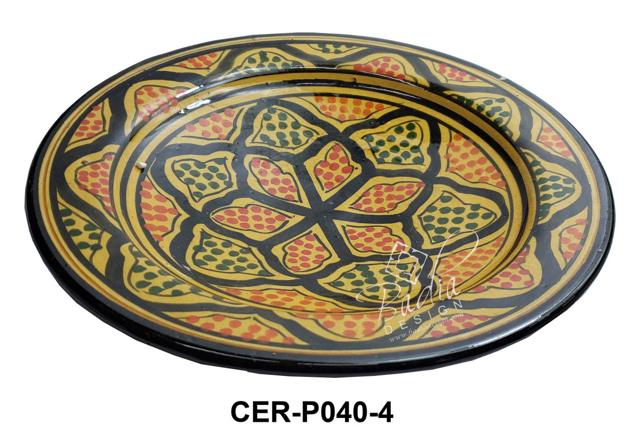 Medium Hand Painted Ceramic Plate
