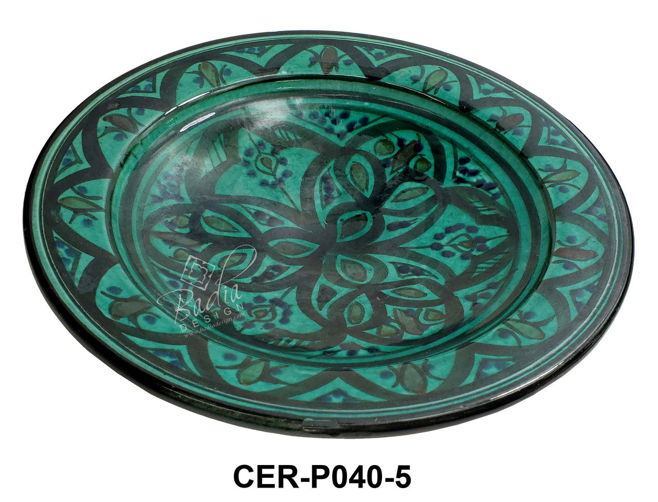 Medium Hand Painted Ceramic Plate