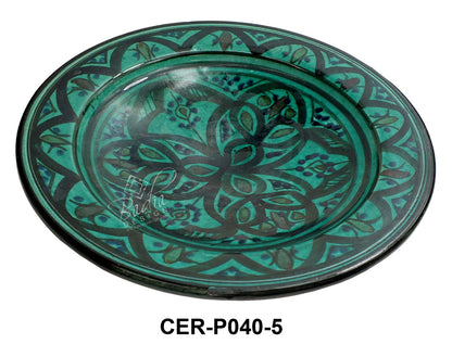 Medium Hand Painted Ceramic Plate