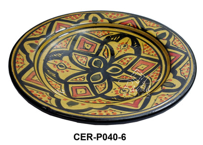 Medium Hand Painted Ceramic Plate