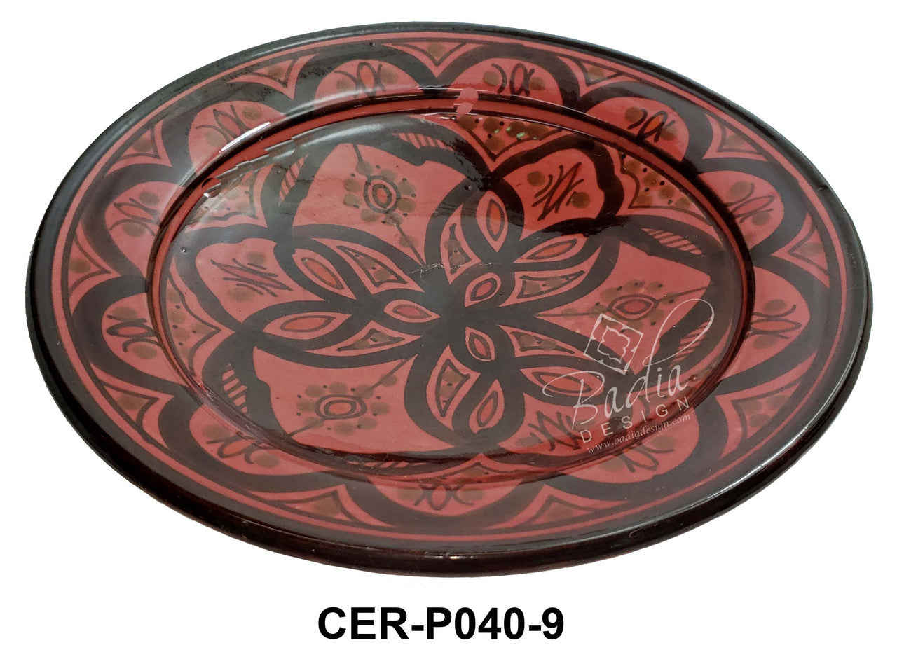 Medium Hand Painted Ceramic Plate