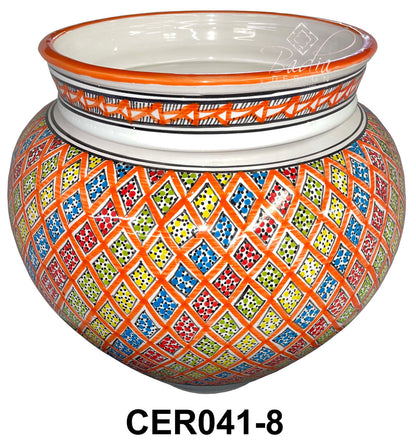 Modern Design Hand Painted Ceramic Planter