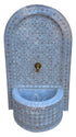 Moroccan Arch Top Beige and Off-White Fountain