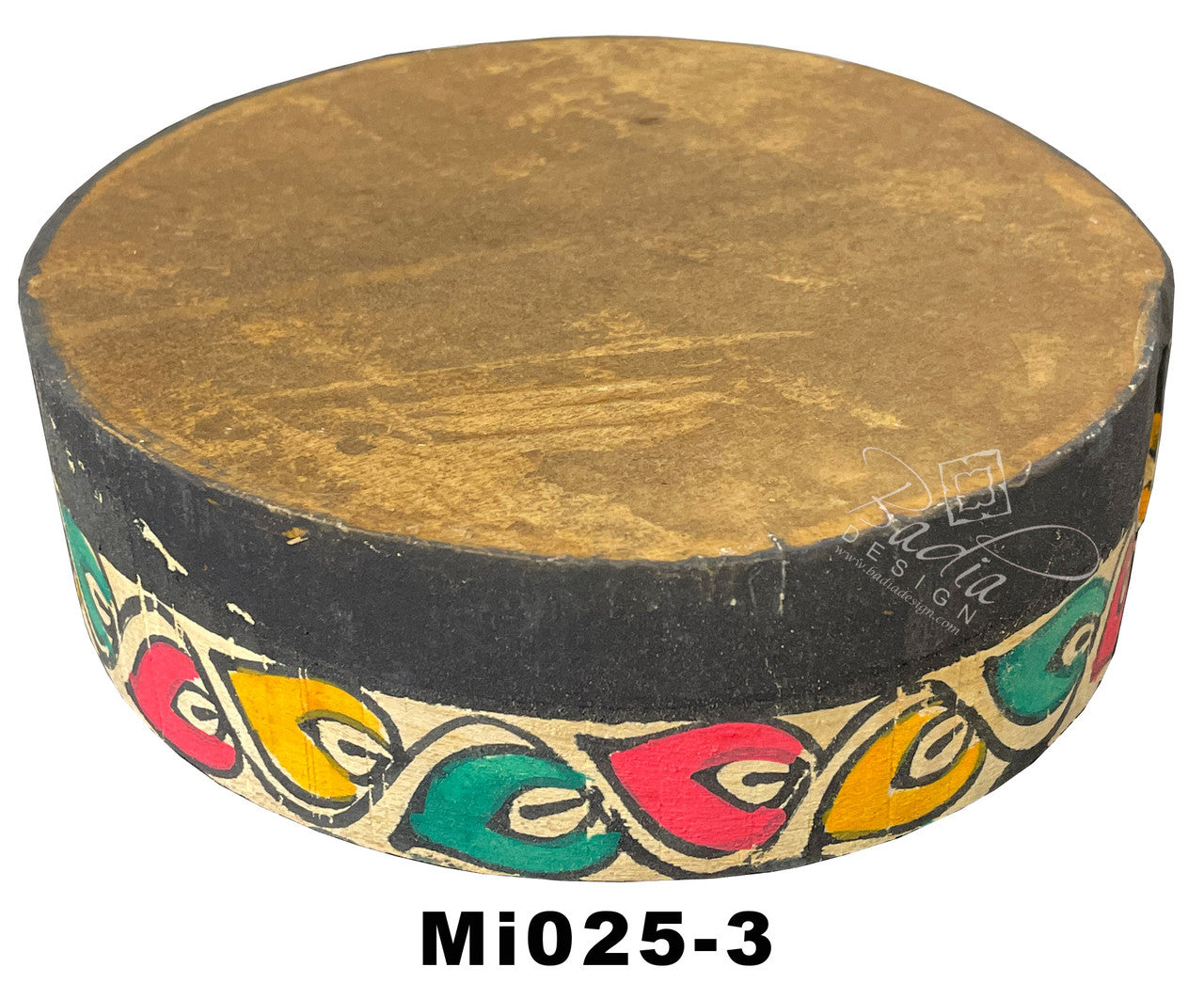 Moroccan Hand Painted Bendir Cedar Frame Drum
