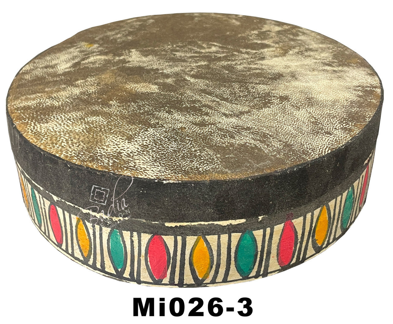 Moroccan Multi-Color Bendir Cedar Frame Drum