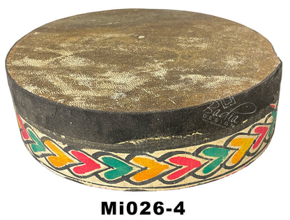 Moroccan Multi-Color Bendir Cedar Frame Drum