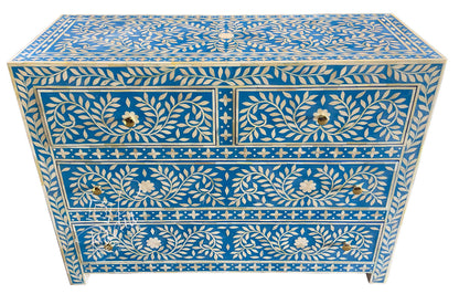 Blue and White Camel Bone Dresser