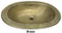 Moroccan Oval Shaped Brass Sink