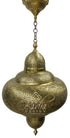 Intricately Patterned Moroccan Brass Chandelier