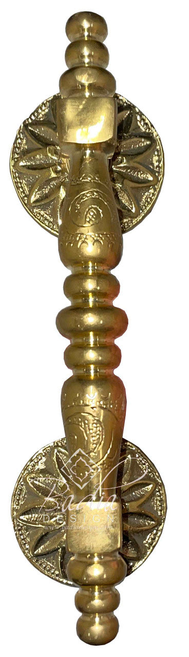 Decorative Moroccan Engraved Brass Door Handle