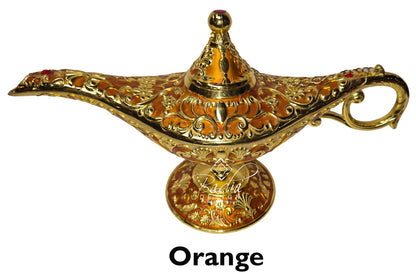Elegant Moroccan Brass Genie Lamps