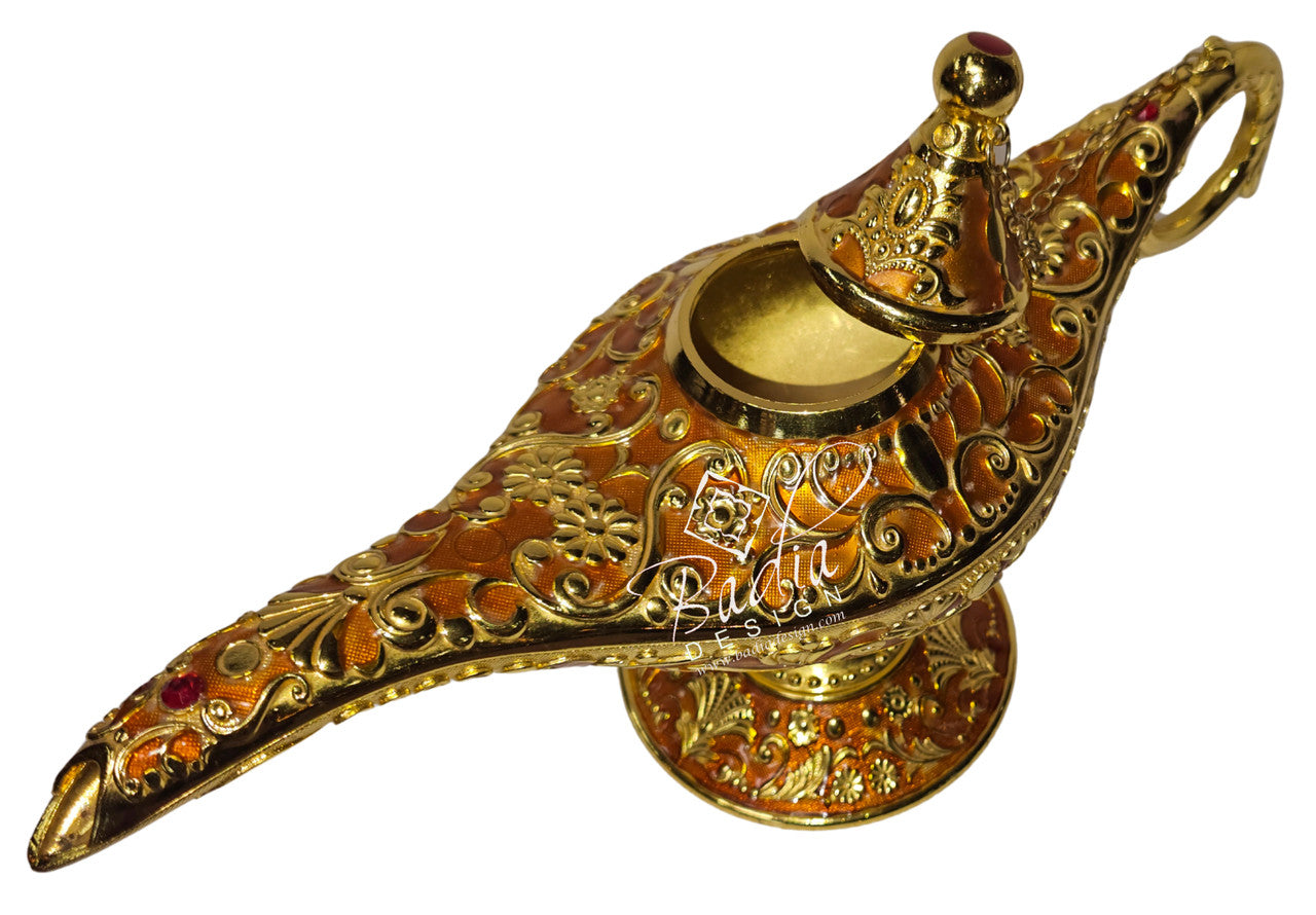 Elegant Moroccan Brass Genie Lamps