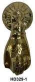 Moroccan Hand-Shaped Brass Door Knocker