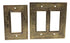 Moroccan Hand-Carved Brass Light Switch Cover