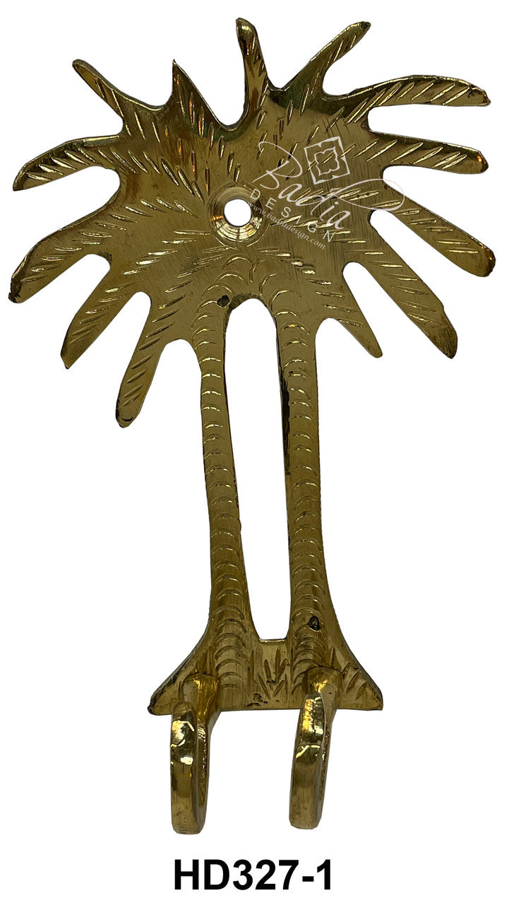 Wall-Mounted Moroccan Brass Key Holder