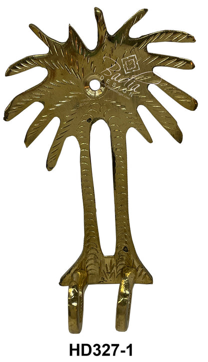 Wall-Mounted Moroccan Brass Key Holder