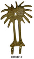 Wall-Mounted Moroccan Brass Key Holder