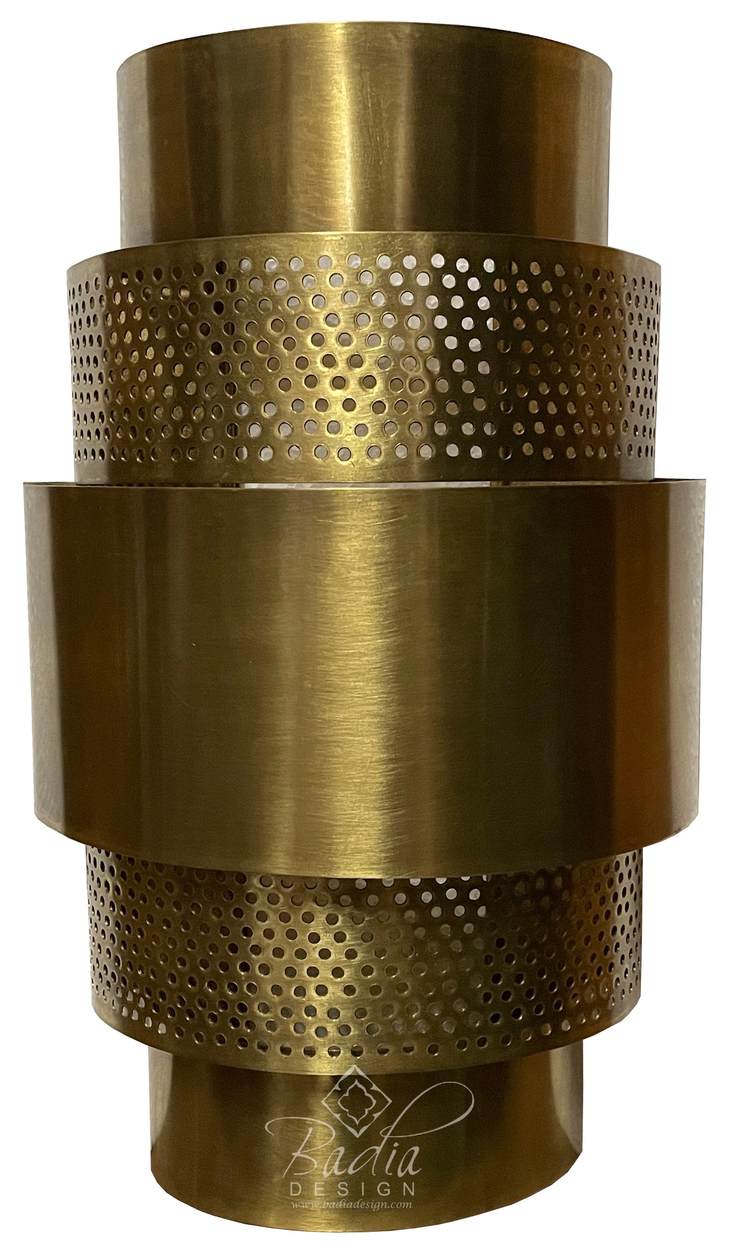 Intricately Designed Brass Wall Sconce
