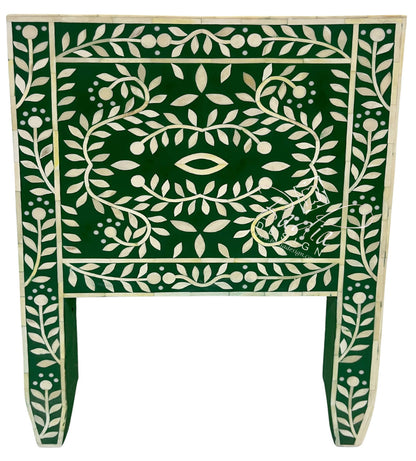Handcrafted Moroccan Camel Bone Nightstand