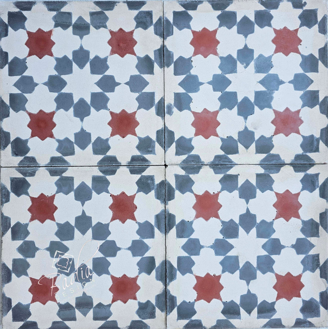 Moroccan Multi-Color Cement Floor Tiles - CT132