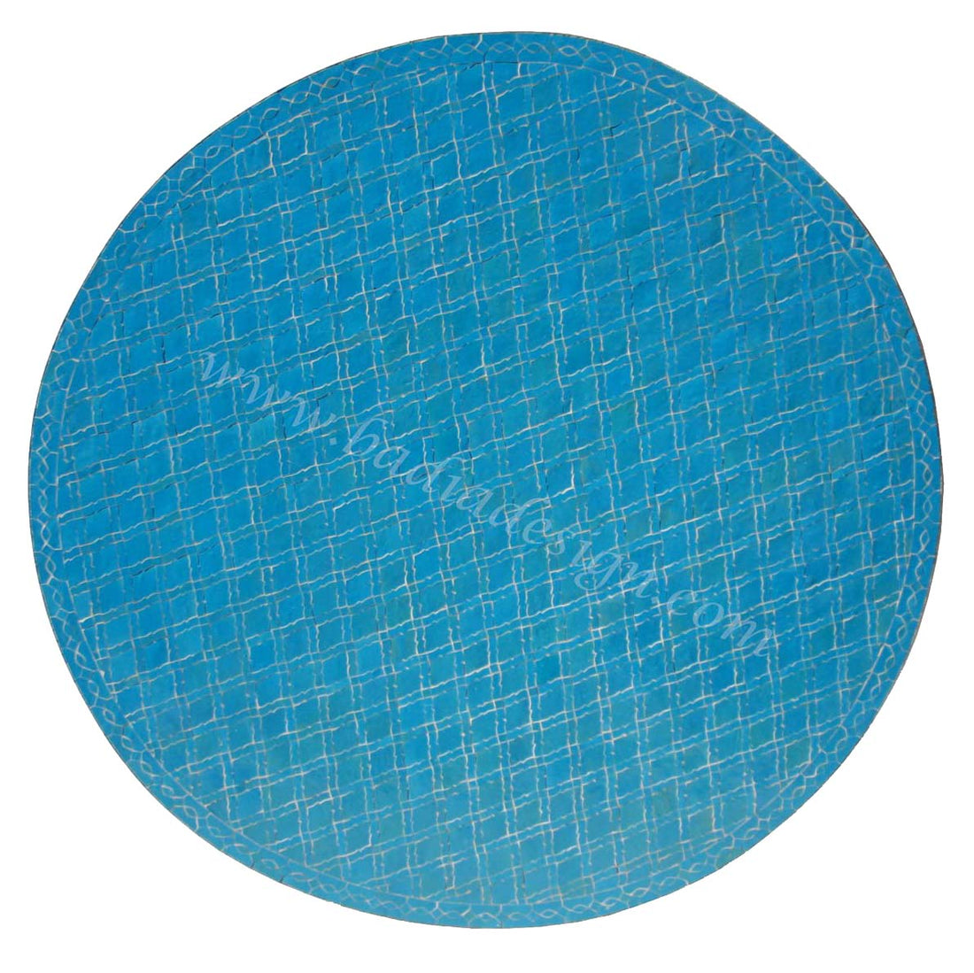 64" Moroccan Mosaic Tile Table Top