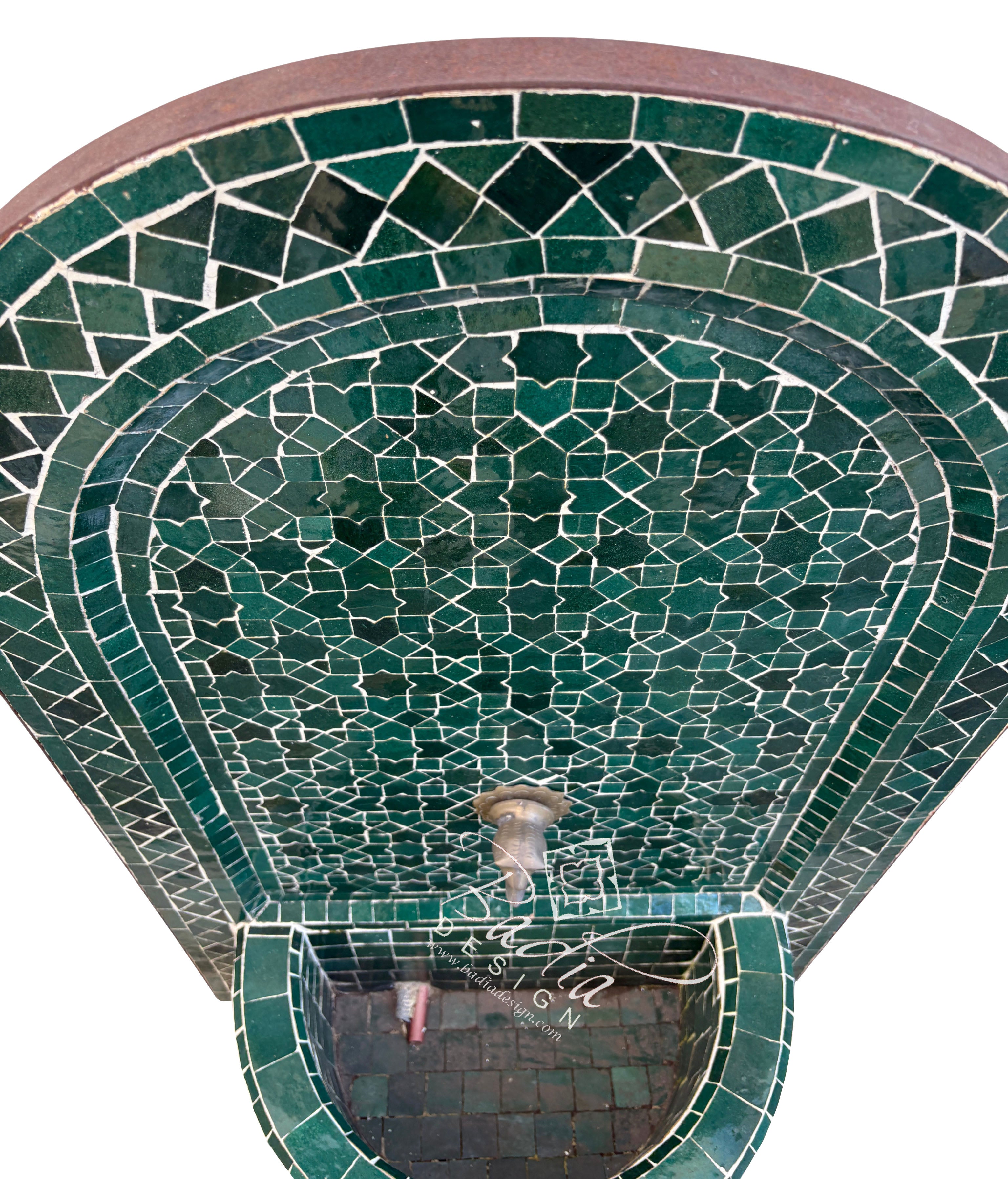 Evergreen Mosaic Tile Water Fountain