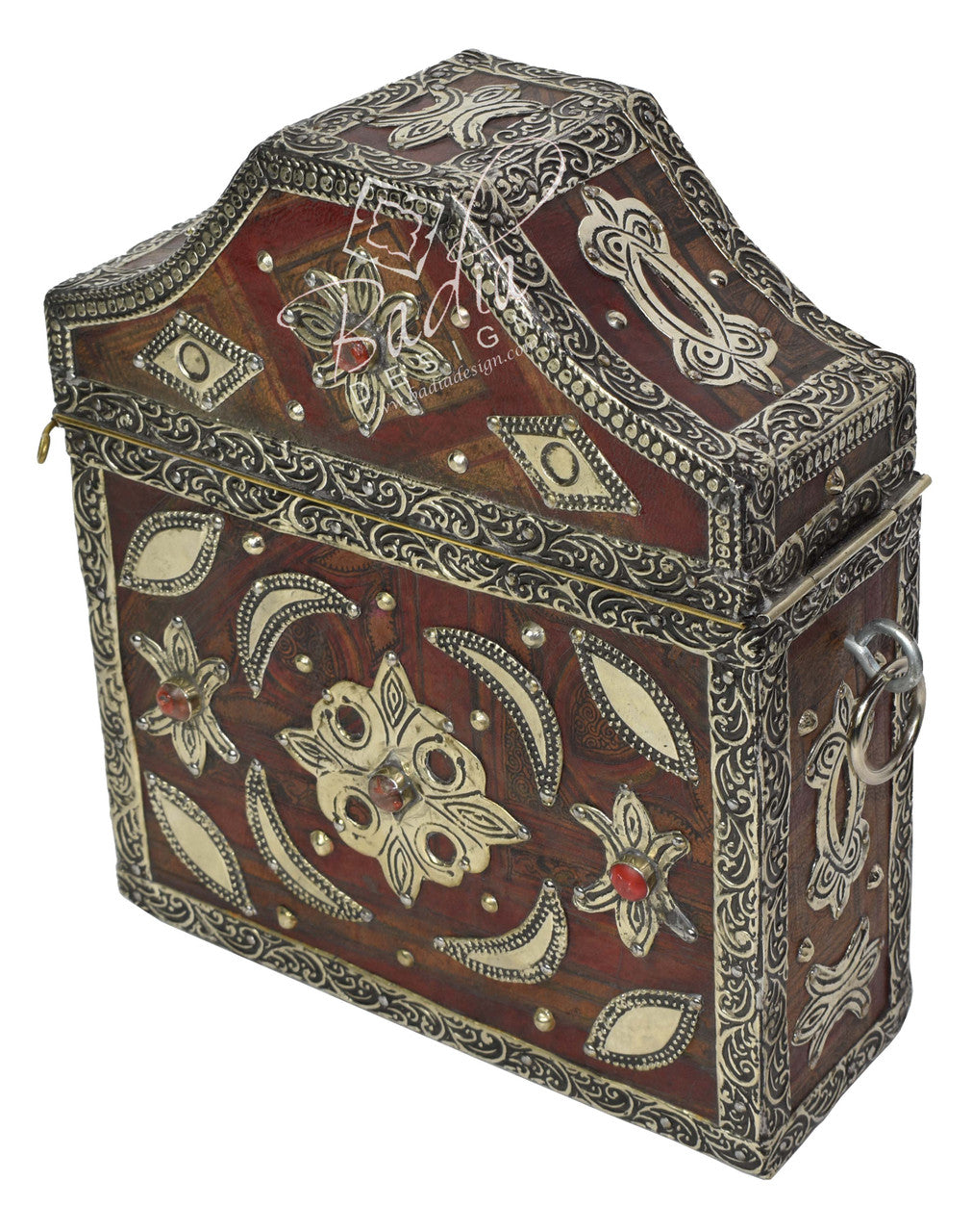 Decorative Embossed Metal Trinket Box