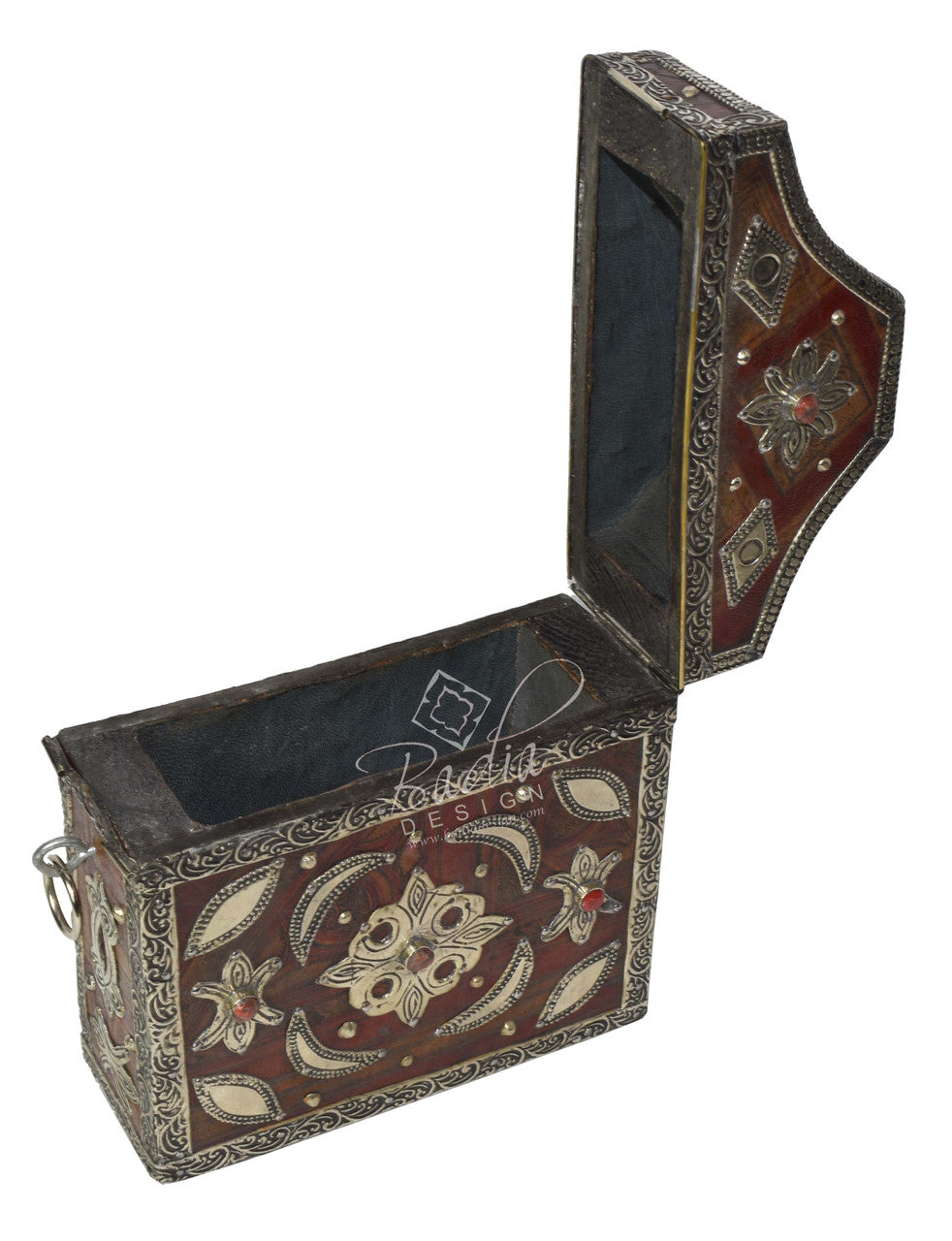 Decorative Embossed Metal Trinket Box