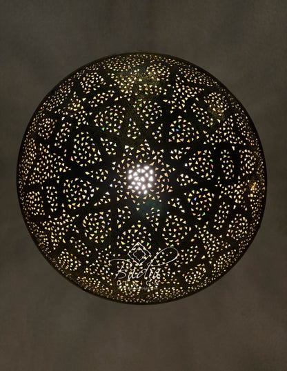 Dome Shaped Brass Chandelier