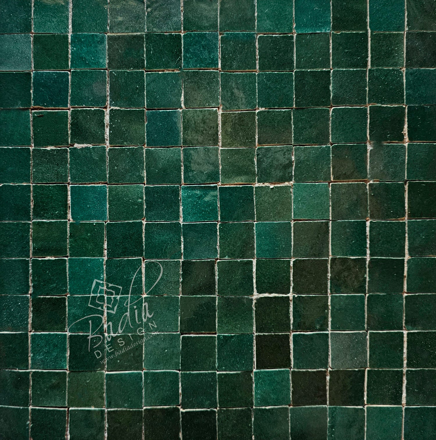 Emerald Green Glazed Zellige Tile - TM141