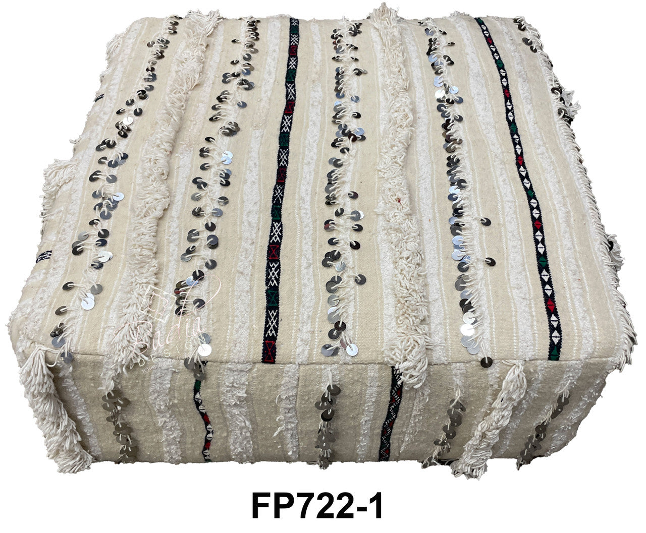 Square Sequence Wedding Ottoman