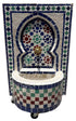 Moroccan Small Multi-Color Tile Water Fountain