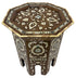 Moroccan Mother of Pearl Inlay Octagonal Side Table