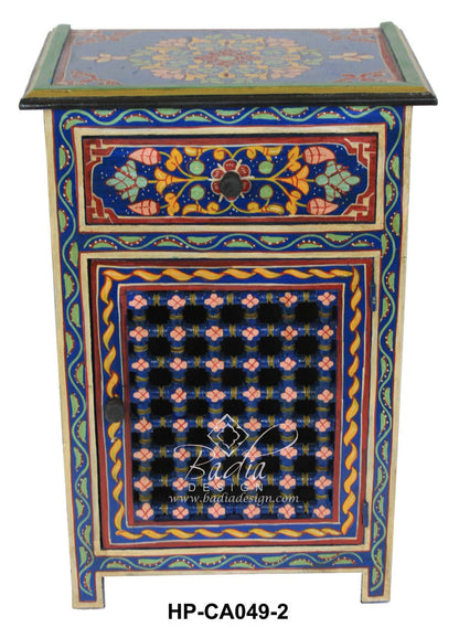 Hand Painted Cabinet Nightstand