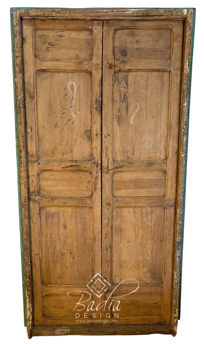 Hand Painted Multi-Color Wooden Door