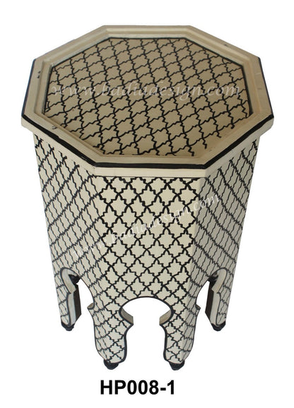 Multi Color Hand Painted Side Table