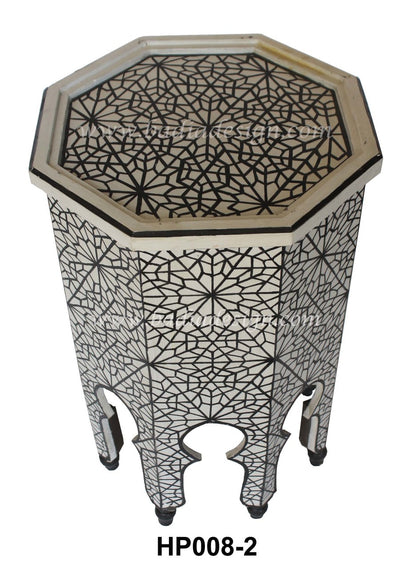Multi Color Hand Painted Side Table