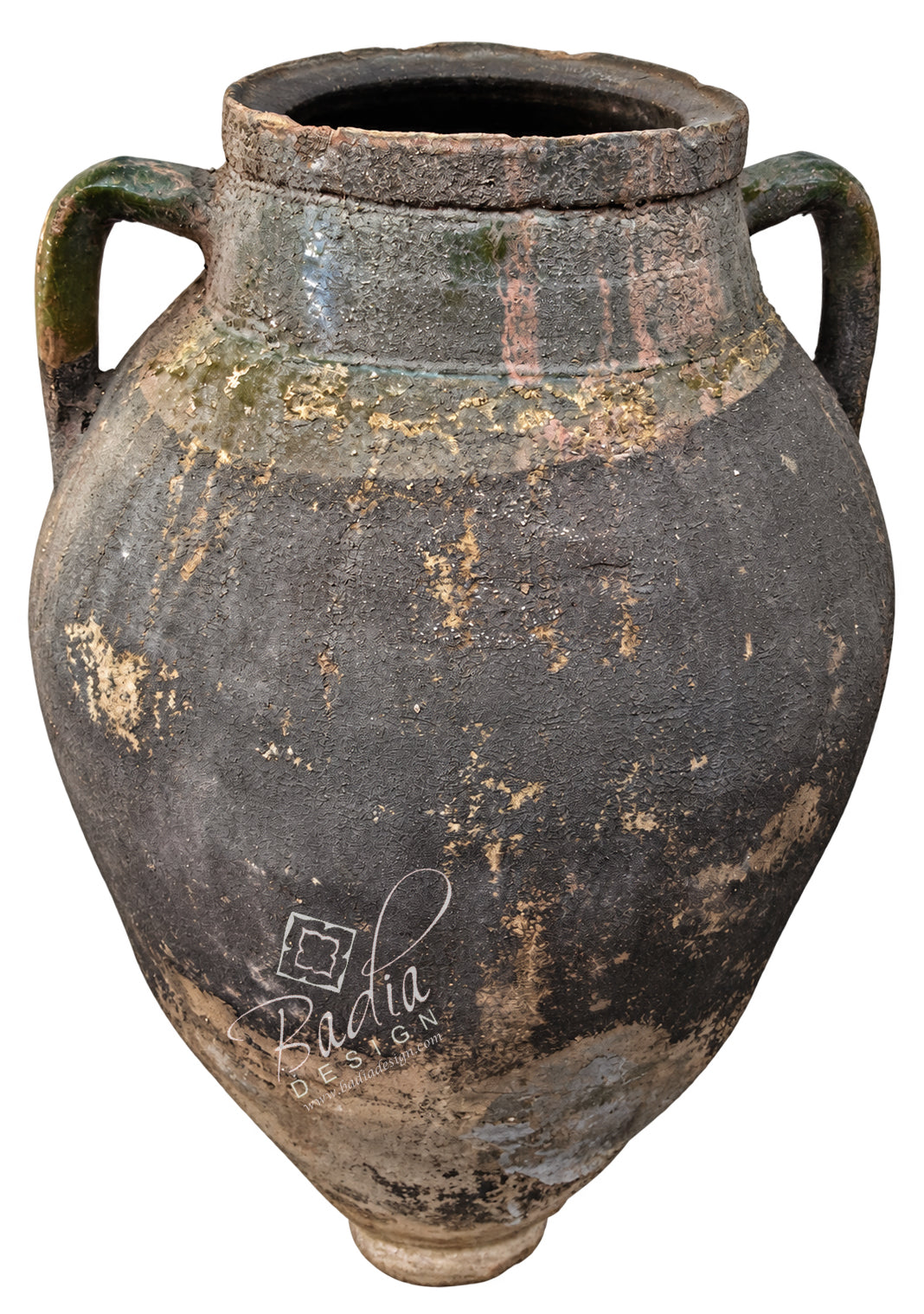 Moroccan Handcrafted Weathered Clay Planter