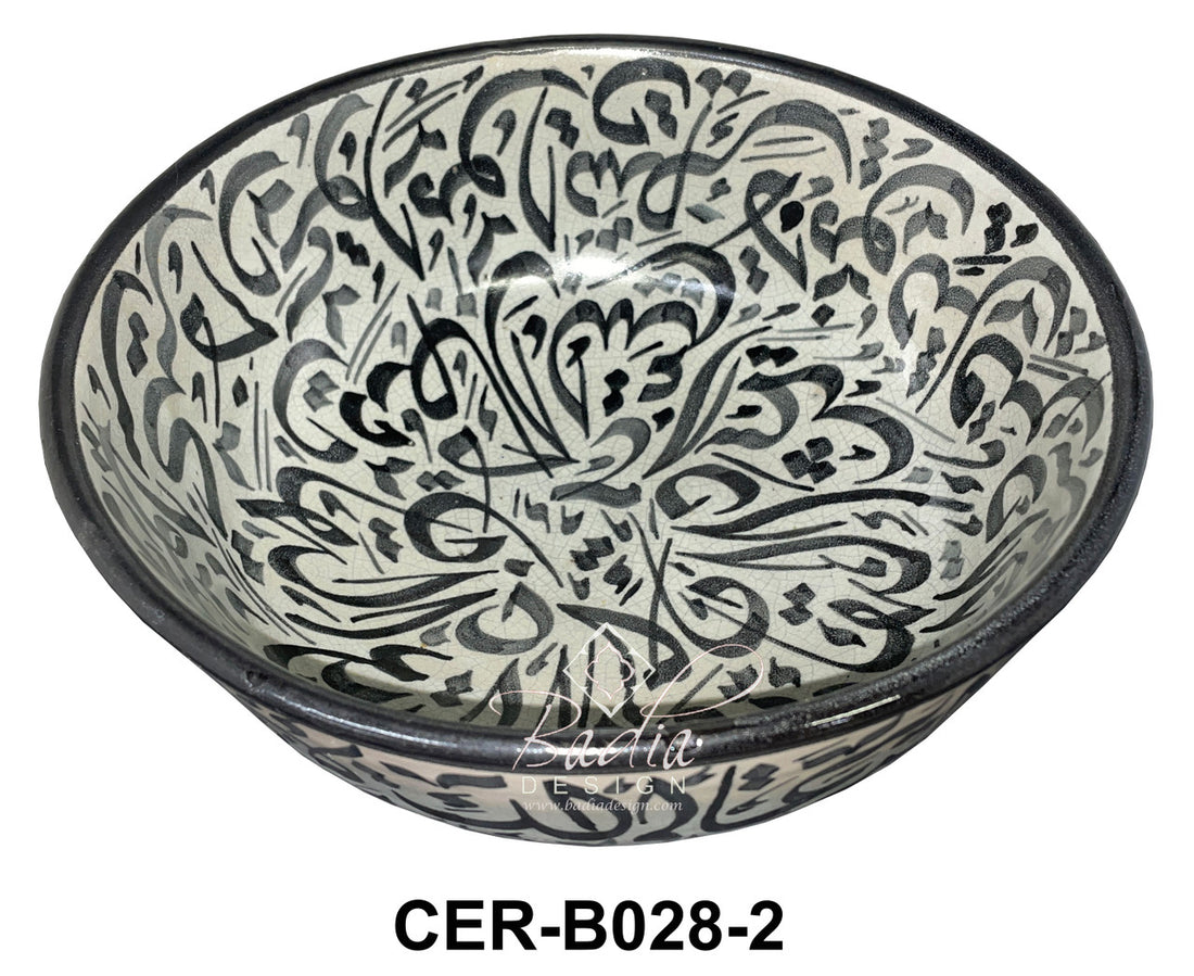 Multi-Color Hand Painted Ceramic Bowls