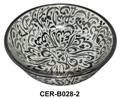 Multi-Color Hand Painted Ceramic Bowls