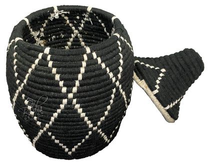 Handwoven Berber Baskets with Bright Vivid Colors - HD290