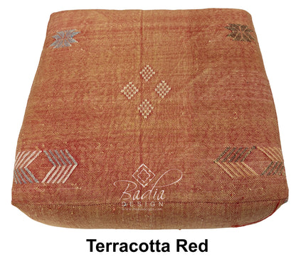Handwoven Square Kilim Floor Cushions