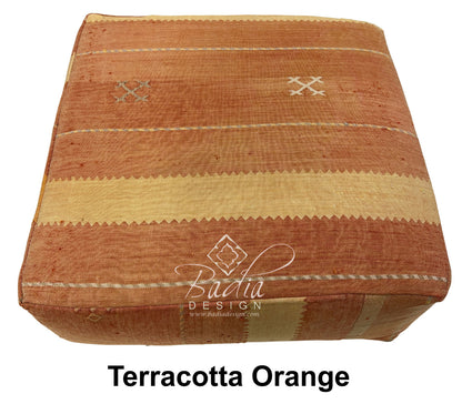 Handwoven Square Kilim Floor Cushions