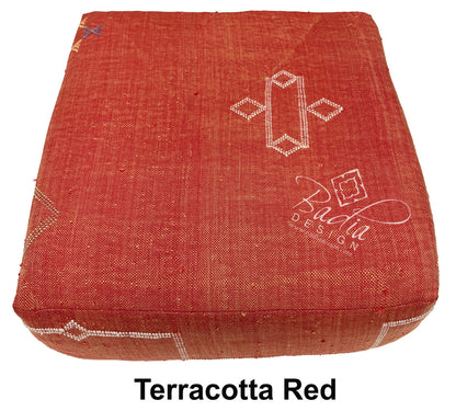 Authentic Handwoven Square Kilim Floor Cushions
