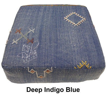 Authentic Handwoven Square Kilim Floor Cushions