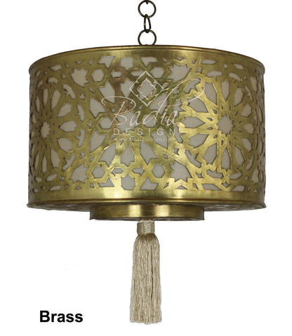 Hanging Brass and Silver Lights
