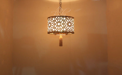 Hanging Brass and Silver Lights