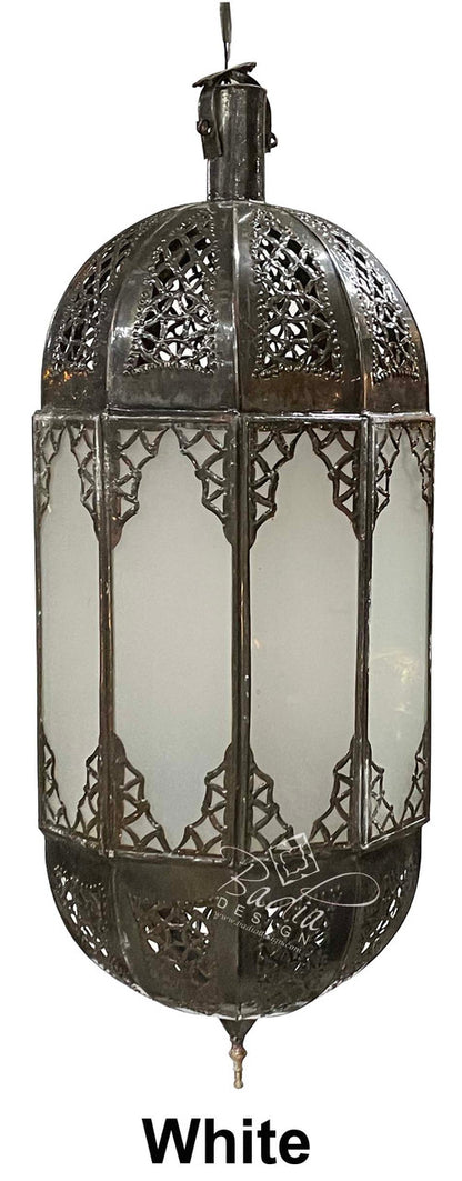 Hanging Multi-Color Glass Lanterns