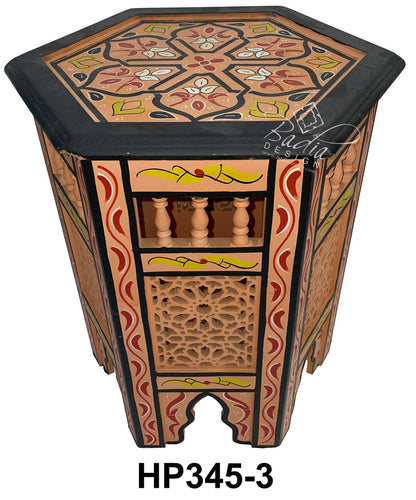 Colorful Hand Painted Side Tables